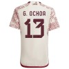 Camiseta de fútbol México G.OCHOA 13 2ª equipación Copa Mundo 2022